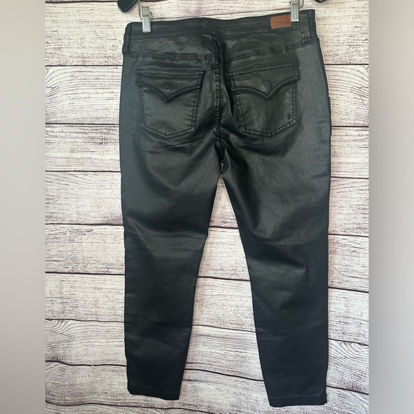 Anthropologie Joie | Sexy Coated Faux Leather Denim | High Rise ! Cargo … - Picture 3 of 10